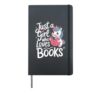 Reading Just A Girl Who Loves Books Hardcover Journal, Black