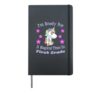 Ready For A Magical Time In 1st Grade Unicorn First Day Hardcover Journal, Black