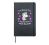 Ready For A Magical Time In 2nd Grade Unicorn First Day Hardcover Journal, Black