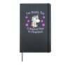 Ready For A Magical Time In Preschool Unicorn First Day Hardcover Journal, Black