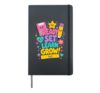 Ready Set Learn Grow Teacher Hardcover Journal, Black