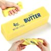 Realistic Soft Butter Stick Fidget Toy,Slow Rebound Cute Butter Squeeze Stress Balls,Slow Rising Portable Squishy for Adults Anxiety & Stress Relief for Adults Office and Party Favor Gift