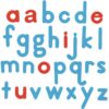 Really Good Stuff Color-Coded Magnetic Letters - 80 Lowercase Letters (Red Vowels, Blue Consonants)