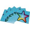 Really Good Stuff Tactile Breathing Star Cards - 6 Pack - Social Emotional Learning Sensory Tool - Calming Fidget - Promotes Relaxation & Helpful Breathing Techniques