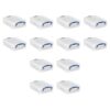 Really Useful Box 1.75 Liters Storage Container w/Snap Lid and Clip Lock Handle for Lidded Home and Item Storage Bins, 12 Pack, Clear