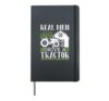 Real Men Drive A Tractor Hardcover Journal, Black