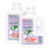 Rebel Green Organic Laundry Detergent - Natural Laundry Soap - Liquid Laundry Detergent with Dispenser Cup - Gentle Laundry Detergent - Lavender and Grapefruit - 32oz, 2pk