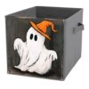 Reccmeny Ghost Witch Hat Halloween Cube Storage Bins