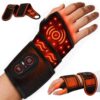 Rechargeable Cordless Wrist Heating Pad – Helps Ease Wrist Tension & Fatigue, Carpal Tunnel Relief, Wrist Pain Relief for Home or Work, with Vibration & Adjustable Heat