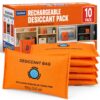 Rechargeable Desiccant Packs, Silica Gel Packets Moisture Absorbers