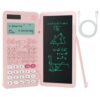 Rechargeable Scientific Calculators for Students, Pink 991ES MAX Foldable Science Calculator with Notepad 417 Function Solar Energy Science Calculators for Middle and High School Supplies (Pink)