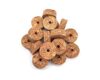 Red Burl - 25 1.25" Rings with 1/4" Bore