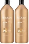 Redken All Soft Shampoo - Moisturizes & Hydrates Dry,Brittle Hair,Gently Cleanses and Softens,With Argan Oil,Safe For Color-Treated Hair,33.8 Fl Oz,(Pack of 2)
