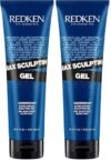Redken Max Sculpting Gel For All Hair Types - Provides Body & High Shine Finish With Long-Lasting Shape Memory,Flake-Free Control,(Pack of 2)