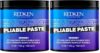 Redken Pliable Styling Paste With Flexible Hold For All Hair Types - Adds Lightweight,Flexible Texture & Moisture,Medium Hold,(Pack of 2)
