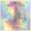 Redwood National Park Minimalistic Design Holographic Souvenir Vinyl Sticker (2-Inch)