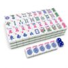 REEMOSBMOTI 166 American Mahjong Tile Set, 1.2-inch Mahjong Tiles + 2 Dice