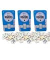 Regal Games Double 6 Dominoes Set for Adults & Kids - Classic Domino Game with 28 Tiles Colored Dots - 2 or 4 Player Games & Ideal for Family Fun Game Night and Travel (Pack of 3)