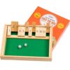 Regal Games Shut The Box - Fun Table Math Game with Wooden Board for Adults & Kids - 12 Spots Dice Game with 2+ Player Games - Ideal for Game Night, Travel - (Ages 8+)