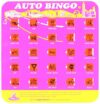 Regal Games The Original Travel Bingo Game Card