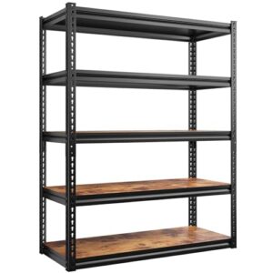 REIBII Storage Shelves Whith Thickened MDF Wood for Pantry Organizer