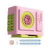 Remote Control Flower Bubble Machine for Kids, Portable Bike Bubble Machine