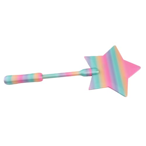 Rengue 3D Printed Contactless Payment Wand, PLA Star Fairy Wand with Hidden Card Slot, Quick Tap Checkout, Lightweight Grip, Fun Shopping Prop for Families and Cosplay (Cosmic Rainbow Color)