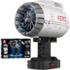 Reobrix Aircraft Turbofan Engine Building Sets, Engine Model Kit that Works, Mechanical Engineering Building Blocks with Motor, 1813 Pcs STEM Airplane Engine Model Building Kits for 14+ (No.33019)