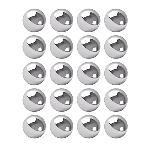 Replacement Chromium Steel Marbles for STEM Toys, Marble Run, Brain Games, GraviTrax, Gravity Maze, Marble Maze - Great for All Toys & Games requiring a 1/2-inch Ball. (Pack of 20)