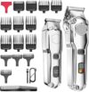 RERHBKWFX Hair Clippers Mens Combo Kit Clipper Professional Trimmer for Men Electric Beard Cutter Machine