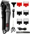 RERHBKWFX Hair Clippers Mens Electric Clipper Cut Machine Wireless Trimmer Professional Barber