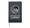 Research The Landing Moon Conspiracy Doubts Hardcover Journal, Black