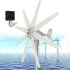 Residential 10000W High Efficiency Wind Turbine Generator Kit, 8 Blade 12V/24V/48V with Controller, for Boats, Terraces, Cabins & Home Use