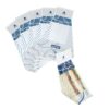 Restaurantware Clear Sandwich Bags 200 Count 7.56 x 2.95 x 7.56 Inches Plastic Triangular Food Bags, Abstract Lines and Striped Disposable Anti-Fog Design For Foodservice and Convenience Stores