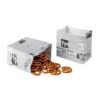 Restaurantware Snack Bags 4000 Count 4 x 2.25 x 3.75 Inches Paper Flat Bottom Newsprint Small Food Bags Disposable Newsprint Color