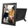 RESTEQ Digital Photo Frame 10.1 Inch with Wi-Fi, IPS HD Touch Screen, 32GB Memory, Automatic Rotation, Slideshow, Black