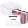 Resurhang 200 Pcs French Flash Cards, Learn French Verb Conjugation, Present Tense Cards with English Translations and Example Sentences, Gift for Adults Beginners Travelers