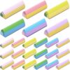 Resurhang 24 Pcs Erasers Bulk for Kids, Cute Erasers for Classroom Colorful Fun Eraser Soft Small Eraser for Students Back to School Supplies Party Favor Art Drawing, Assorted Colors (Multicolors)