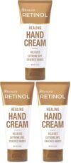Retinol LIVAURA Hand Cream for Women - Daily Moisturizer for Dry Hands (Pack of 3)
