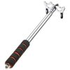 Retractable Billiards Pool Cue Bridge Stick with Removable Bridge Head for Snooker, 1 Rod 1 Low Head, 150cm