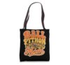 Retro Ball Python Mom Tote Bag