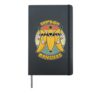 Retro Vintage Funny Banana Meme Let Go Banana Cool Bananas Hardcover Journal, Black