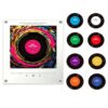 Retro Vinyl Record Refrigerator Magnet, 128MB Programmable NFC Music Player, Custom Playback MP3 Player, Aesthetic Desk & Fridge Decoration, Romantic Couple Anniversary Birthday Gift