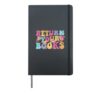 Return Your Books School Librarian School Library Worker Hardcover Journal, Black