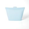 Reusable food storage bags made of food-grade silicone
