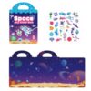 Reusable Jelly Sticker Book Portable Silicone Quiet Activity Travel Toy