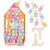 Reward Jar Classroom, Classroom Reward Jar with 30 Pencil Tokens, Class Reward Jar for Teacher, Reward Chart for Kids Behavior, Back to School Classroom Decor