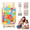 Reward Jar for Kids with Star Tokens, Positive Reinforcement Behavior Chart for Home & Classroom, Kids Chore Chart and Goal Tracking Reward System for Toddlers, Students, Boys and Girls