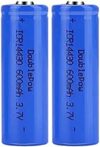 RHDFFNY 2pcs aa Rechar High Capacity 14430 3.7 Volt Solar Rechar, 3.7V 600mAh 14430 Rechar for Solar Panel Outdoor Garden Lights