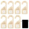 R HORSE 8Pcs Wooden Baby Closet Dividers for Boy Girl